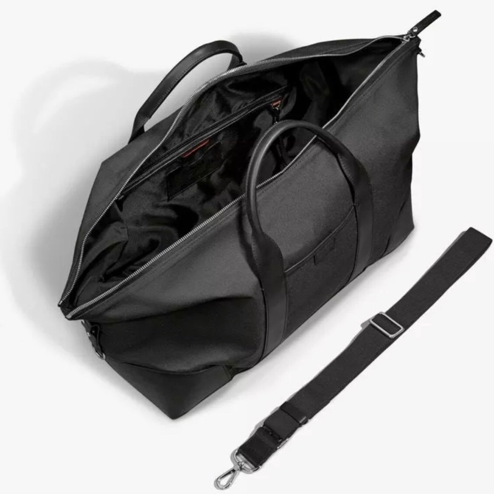 Shinola Detroit Large Black Nylon Carryall Duffle - Picture 3 of 8